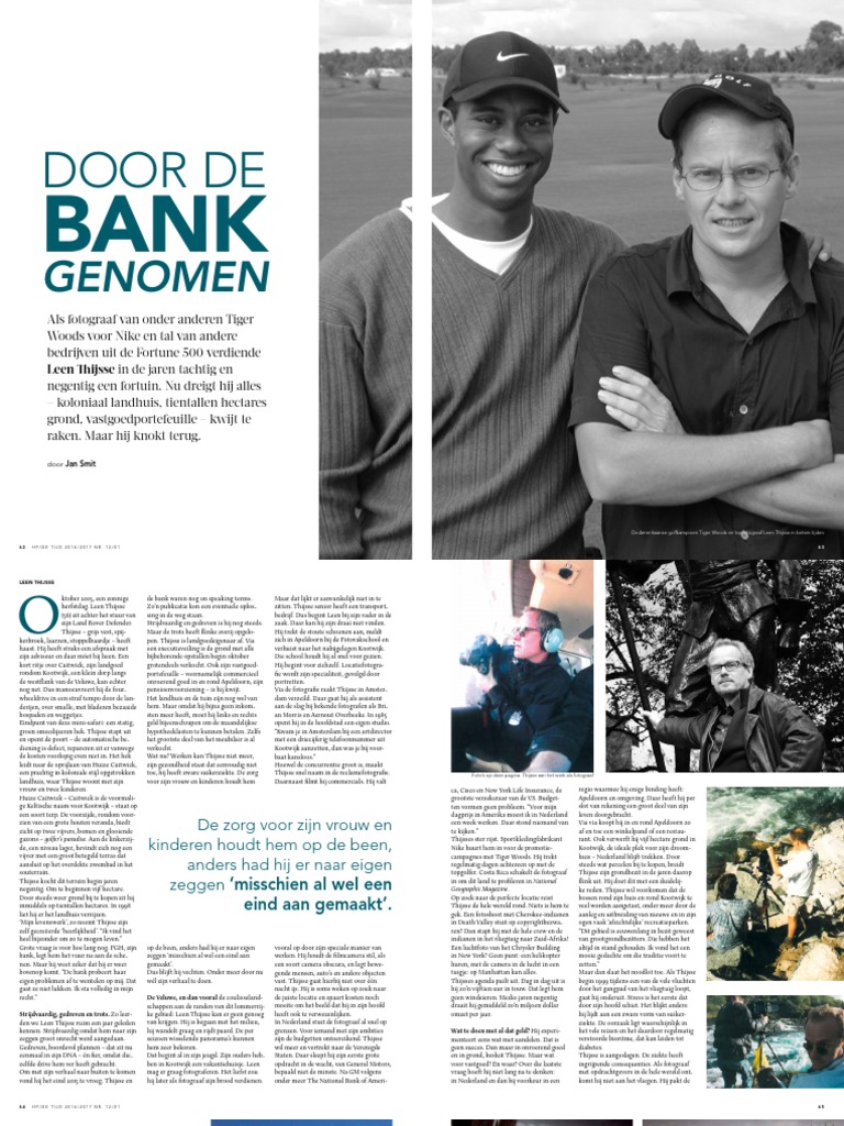 Genomen op de bank